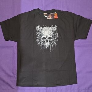 Harley-Davidson Halloween 2024 Black Skull Graphic T-Shirt